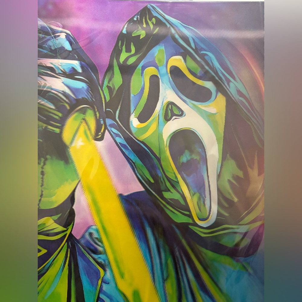 Ghostface Hologram Poster